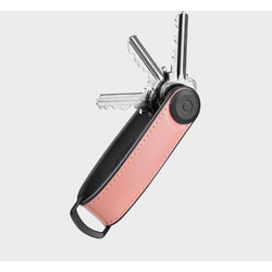 OrbitKey - Hybrid Leather Key Organiser - Pastel Pink