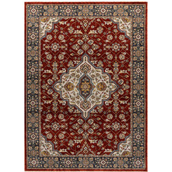 Tzikas Carpets Paloma Χαλί Ορθογώνιο 200x290cm 04151-118 Red-Blue