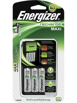 Energizer Maxi Charger + 4xAA 2000mAh
