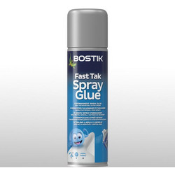 Σπρέι Βενζινόκολλας Διάφανη Spray Bostik Fast Tak Permanent 500ml 31058454