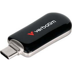 Verbatim Plectra 256GB USB Stick 2.0 με USB-C Μαύρο