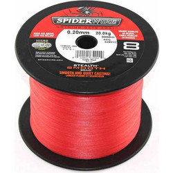 Νήμα Spiderwire Stealth (πώληση ανά μέτρο) - Κόκκινο , 0,40mm-SPIDERWIRE