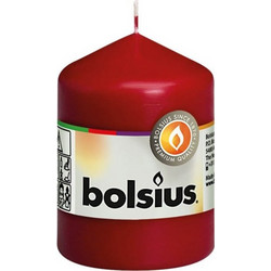 Μπορντό Κερί Bolsius 80mm x 58mm - Κομψό και Ιδιαίτερο για Κάθε Χώρο