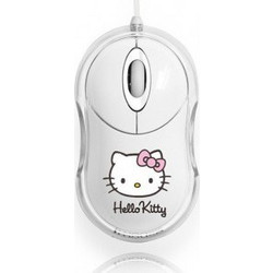 Ενσύρματο Mini Ποντίκι Bluestork Hello Kitty White