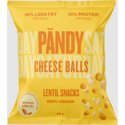 Pandy Lentil Cheese Balls Σνακ Φακής με Γεύση Τυρί 50gr