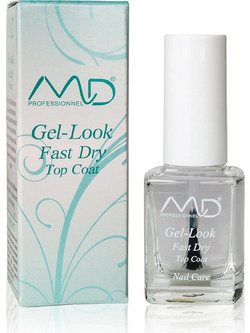Md Professionnel Gel Look Fast Dry Top Coat Gloss Quick Dry 12ml