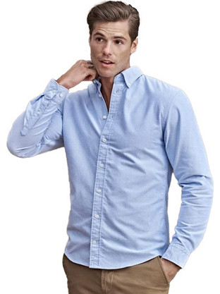 Ανδρικό Πουκάμισο 4000 Tee Jays Perfect Oxford Light Blue