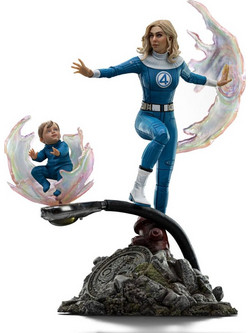Iron Studios Fantastic Four Invisible Woman and Franklin Art Scale 1/10 Φιγούρα 28cm