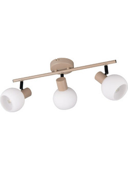 Φωτιστικό Οροφής- Σποτ Boba R86373043 3xE14 10W 45x10x18,5cm Beige RL Lighting