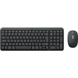Logitech MK250 Black Ασύρματο Σετ Πληκτρολόγιο & Ποντίκι