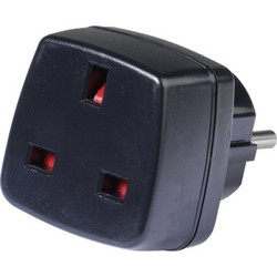 Vivanco Travel Adapter Uk To Schuko Plug - (VVTRAVADSCHSCH)