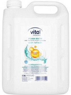Farcom Vital Vitamn A, E & F Bath Foam Bubble Bath 4lt