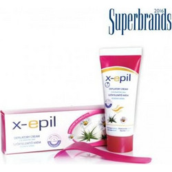 X-epil Αποτριχωτική Κρέμα για Ευαίσθητες Επιδερμίδες με Χαμομήλι και Αλόη 75ml