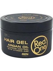 Red. One Barber Argan Oil Vitamin A+E Full Force Gel Μαλλιών Ανδρικό Πολύ Δυνατό Κράτημα 450ml