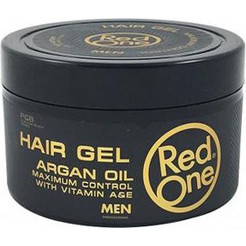 Red. One Barber Argan Oil Vitamin A+E Full Force Gel Μαλλιών Ανδρικό Πολύ Δυνατό Κράτημα 450ml