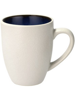 Bitz Κούπα Stoneware 300 ml - Gastro White/Dark Blue