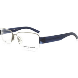 Porsche Design P8203 C Ανδρικός Σκελετός Γυαλιών Οράσεως Μεταλλικός Ασημί Μαύρος