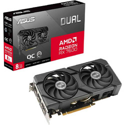Asus Radeon RX 7600 8GB GDDR6 Dual Evo OC Κάρτα Γραφικών