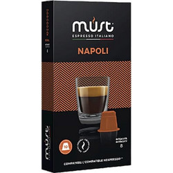 Must Κάψουλες Espresso Napoli Συμβατές με Μηχανή Nespresso 100τμχ