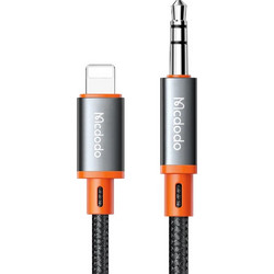 Mcdodo - Audio Καλώδιο Castle (ca-0780) - Lightning To Jack 3.5mm, Nylon Braided, 1.2m - Black