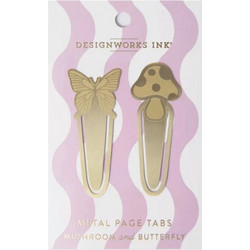 ΜΕΤΑΛΛΙΚΟΣ ΣΕΛΙΔΟΔΕΙΚΤΗΣ DPT-1003 METAL PAGE TABS - MUSHROOMS + BUTTERFLY
