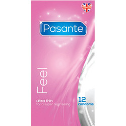Pasante Sensitive Feel Προφυλακτικά Λεπτά με Λιπαντικό 12τμχ