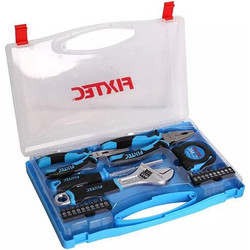 Σετ Εργαλείων Πενσικά - Μύτες - Μέτρο 25Τεμ. Fixtec FHTK025