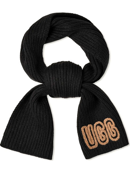 Κασκολ Chunky Crafted Rib Scarf 102787 0071 black