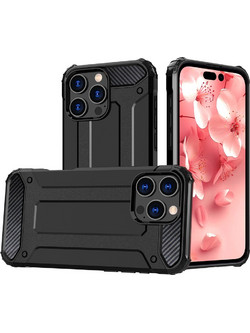 Hybrid Armor iPhone 16 Pro Case - Black