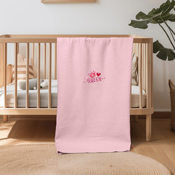 Adam Home Queen Κουβέρτα Κούνιας Πικέ 110x140 Ροζ