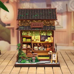 MINIATURE HOUSE - DIY- Kanmi-Dokoro Kurihara - 227pc + LED Light