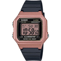 Casio Standard Ψηφιακό Ανδρικό Ρολόι Χρονογράφος με Μαύρο Καουτσούκ Λουράκι W-217HM-5AVEF