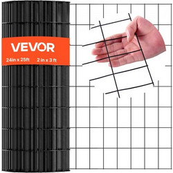 VEVOR Γαλβανισμένο Πλέγμα Βινυλίου 61εκ x 7.62μ, 2x3 ιντσών, 16 Gauge για Περιφράξεις Κήπου JSGSWL24IN253TZQD001V0