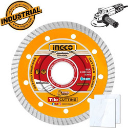 INGCO Διαμαντόδισκος Λεπτός Δομικών Υλικών 115mm x 1.5mm (DMD031151HT)