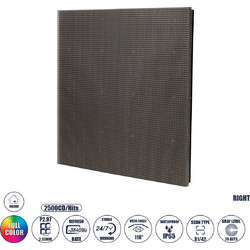 FLOORWALL 41028 Module για Διαδραστική Οθόνη Πατώματος Video Wall 25x25cm 84x84px P2.97 LED 50W 3840Hz 7056 Dots 4500cd/m Nits DC 5V Εξωτερικού Χώρου IP65 Full Color S1/42 14Bits - Kinglight SMD1415 -