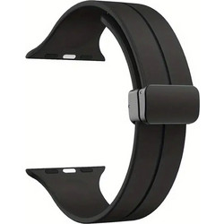 Λουράκι για Smartwacth τύπου Apple Σιλικόνης 8864BK 42/44/45/49mm Μα΄ύρο