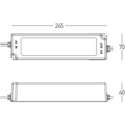 ΤΡΟΦΟΔΟΤΙΚΟ ON-OFF REMOTE DRIVER 240W 24.5x7x4cm Ν. 20323