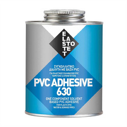 ΚΟΛΛΑ ΔΙΑΛΥΤΗ ΕΛΑΣΤΟΤΕΤ PVC ADHESIVE 630 ΔΙΑΦΑΝΗ 250ml