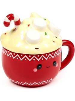 Kawaii - Hot Chocolat - Mug + 3D Lid (330ml)