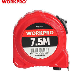 ΜΕΤΡΟ ΡΟΛΟ WORKPRO 7,5mx25mm ΠΛΑΣΤΙΚΟ WP261004 (ΚΑΡΤΕΛΑ)