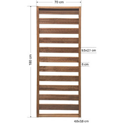 Ξύλινο διαχωριστικό καφασωτό 70x180cm Tesias Group