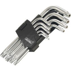 UYUSTOOLS ΣΕΤ 9ΤΜΧ ΚΛΕΙΔΙΑ TORX ΚΟΝΤΑ T10/T15/T20/T25/T27/T30/T40/T45/T50 DEC901