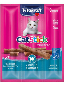 Vitakraft Cat Stick Mini with Sole & Omega 3 3x18gr