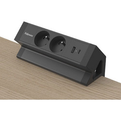Fellowes Πολύπριζο με 1 USB-A και 1 USB-C