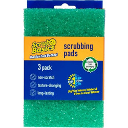 Scrub Daddy Basics Scrubbing Pads - Σετ 3 Τεμαχίων fiber τριψίματος