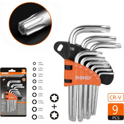 Shind Σετ Torx Με Τρυπα Τ10-τ50 Κοντα (SHI-94335)