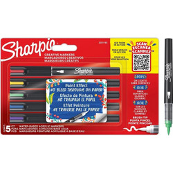 Sharpie Ακρυλικοί Μαρκαδόροι Acrylic Brush Markers Σετ 5τμχ 2201182
