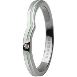 Skagen Γυναικείο Δαχτυλίδι από Ατσάλι Ασημί JRSA018SS