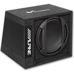 Alpine SWD-355 Αυτοενισχυόμενο Subwoofer Αυτοκινήτου 12" με Κούτα