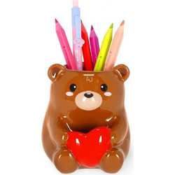 LEGAMI ΚΕΡΑΜΙΚΗ ΜΟΛΥΒΟΘΗΚΗ VALENTINES DESK FRIENDS - TEDDY BEAR PHS0009